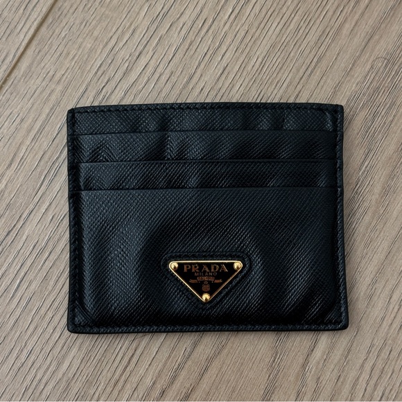 Prada Saffiano Leather Card Holder - Picture 1 of 3